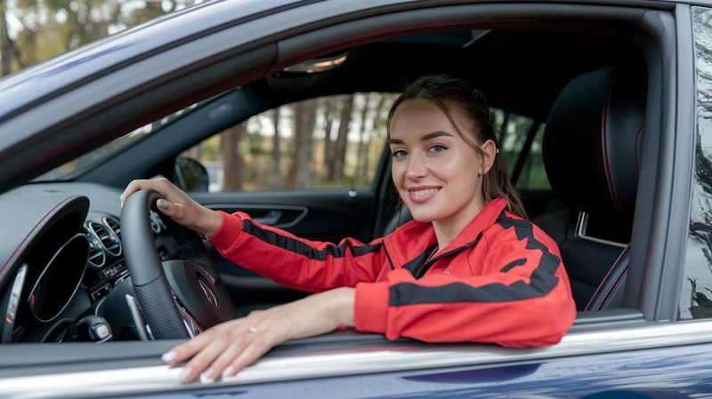 Girl in car Andys collision center phoenix Girl in car Andys collision center phoenix